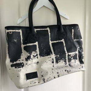 L.A.M.B. Black and White Tote